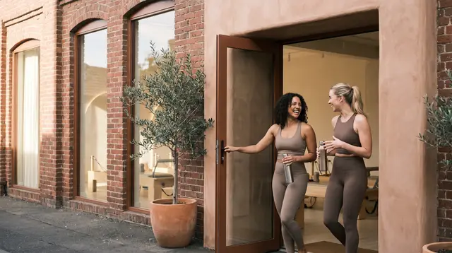 Merrow Reformer Studio, an invented reformer pilates studio used as a demo