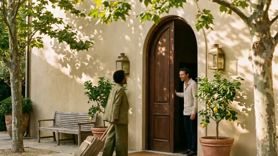 Hotel Solenne, an invented boutique hotel: a still from its website film